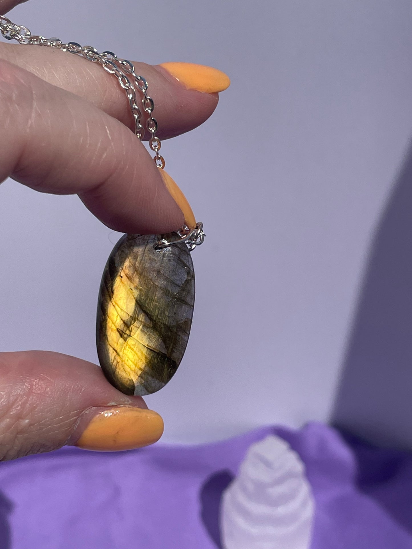 Labradorite oval - Silver