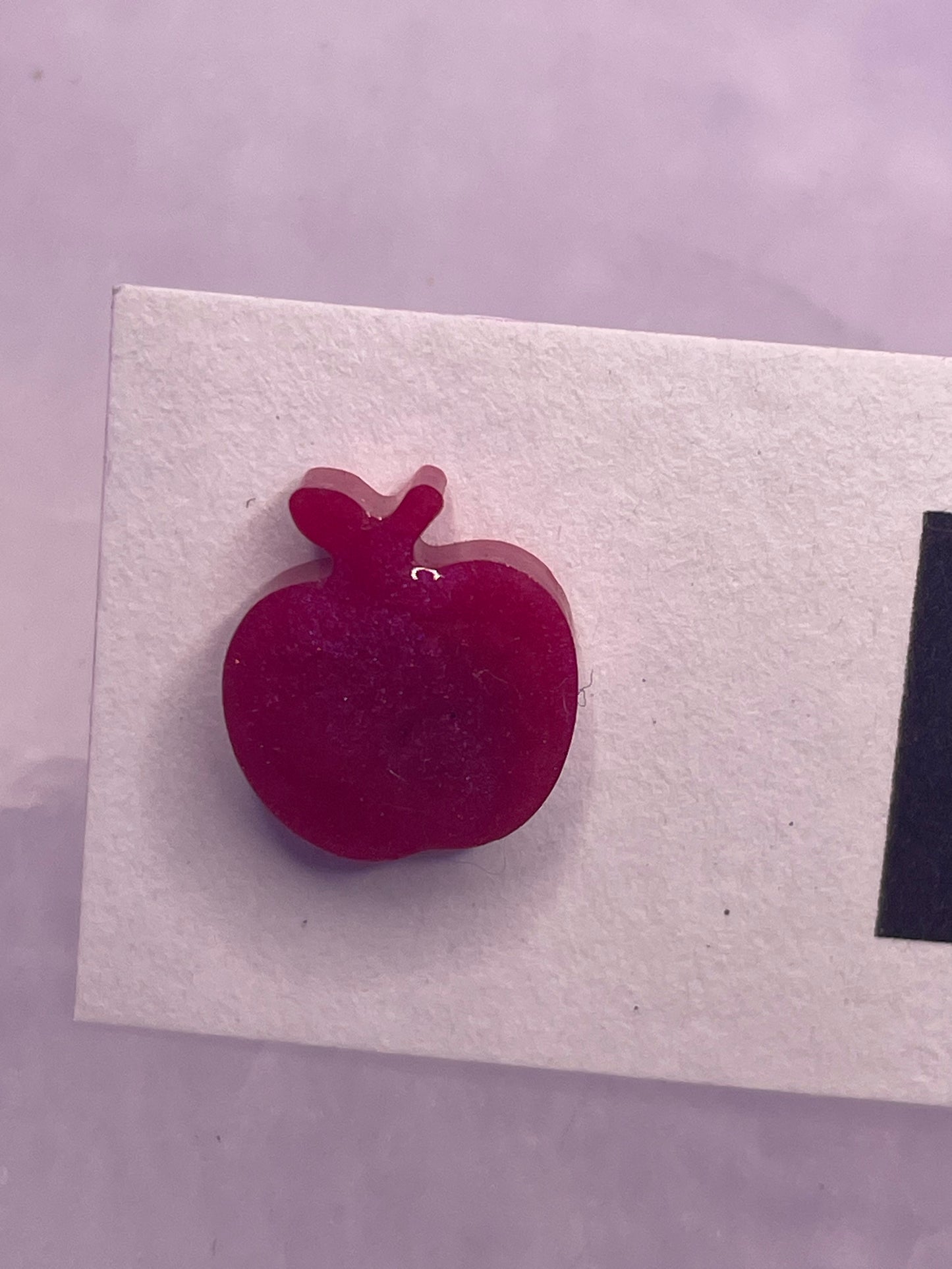 Red poison Apple Studs