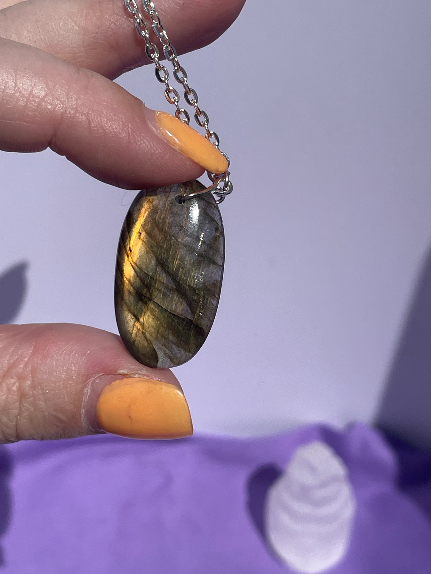 Labradorite oval - Silver