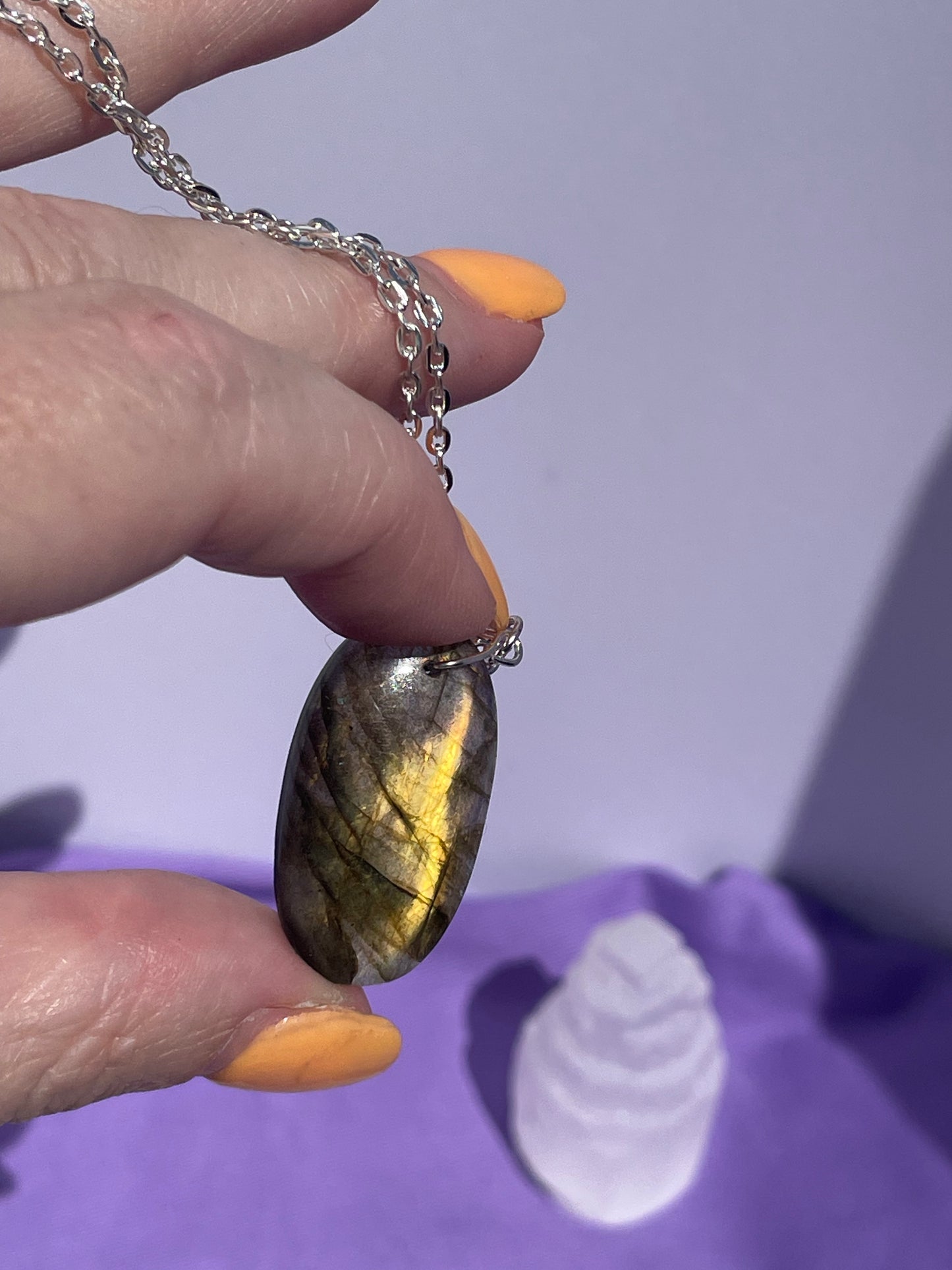 Labradorite oval - Silver
