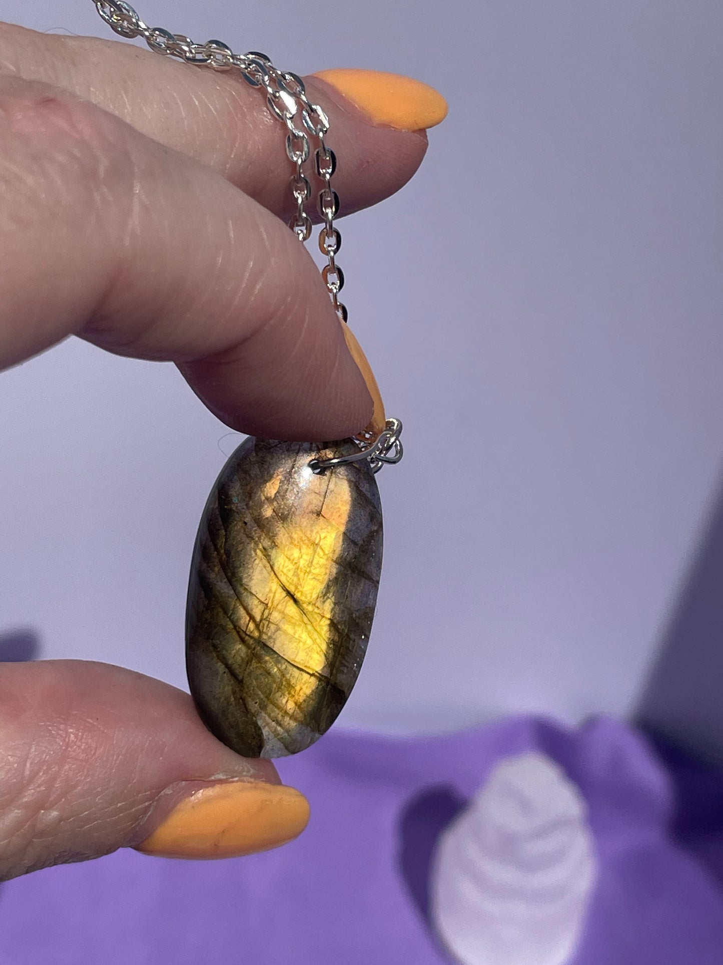 Labradorite oval - Silver