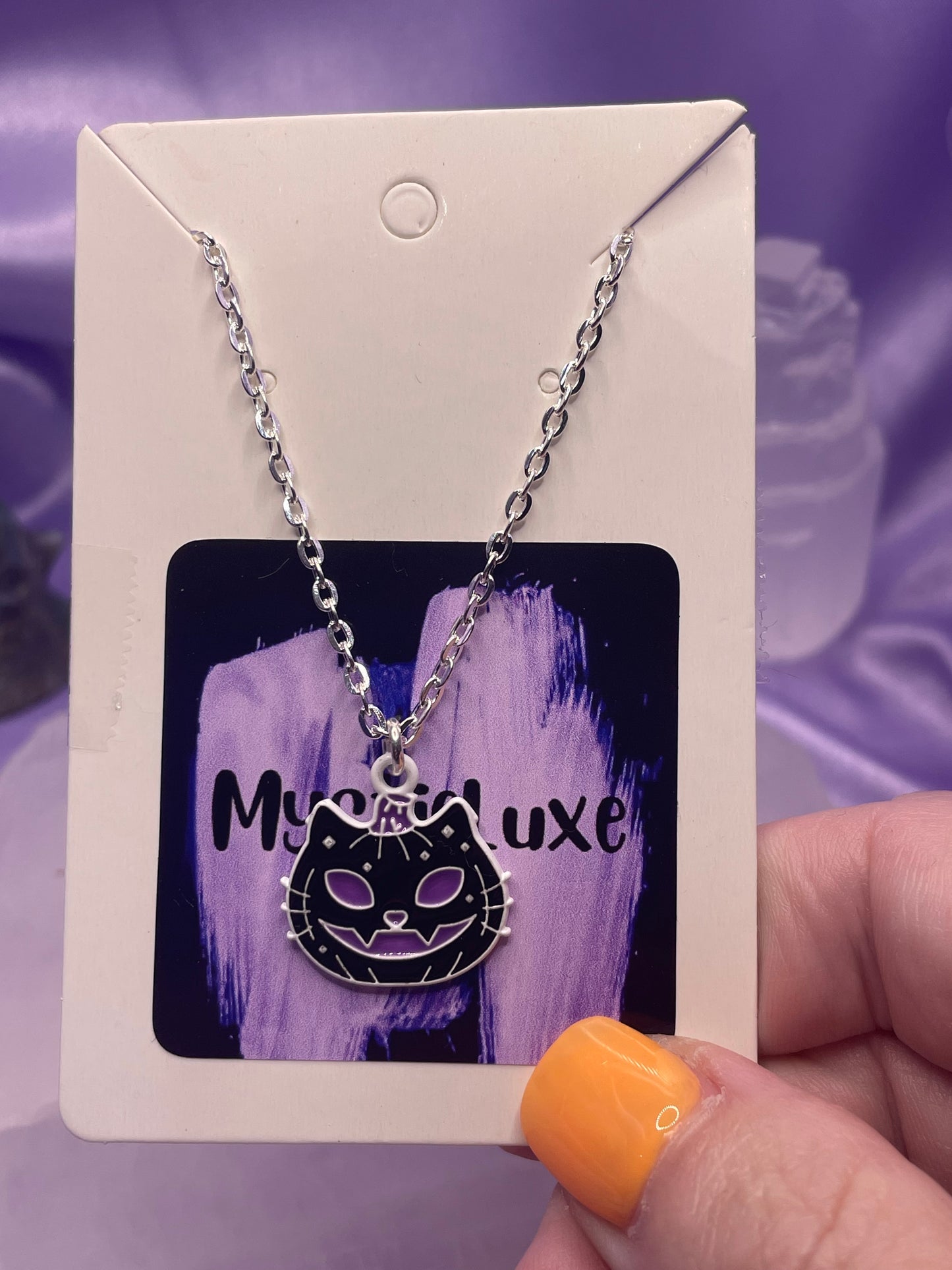 Spooky Black Cat