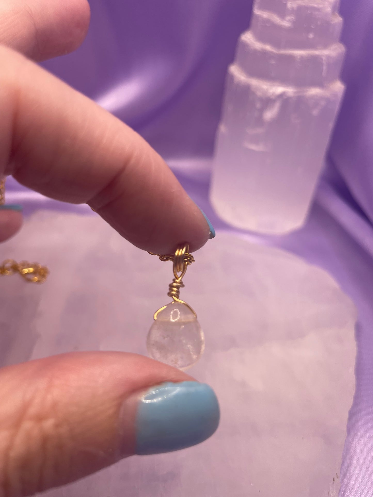 Clear Quartz Teardrop