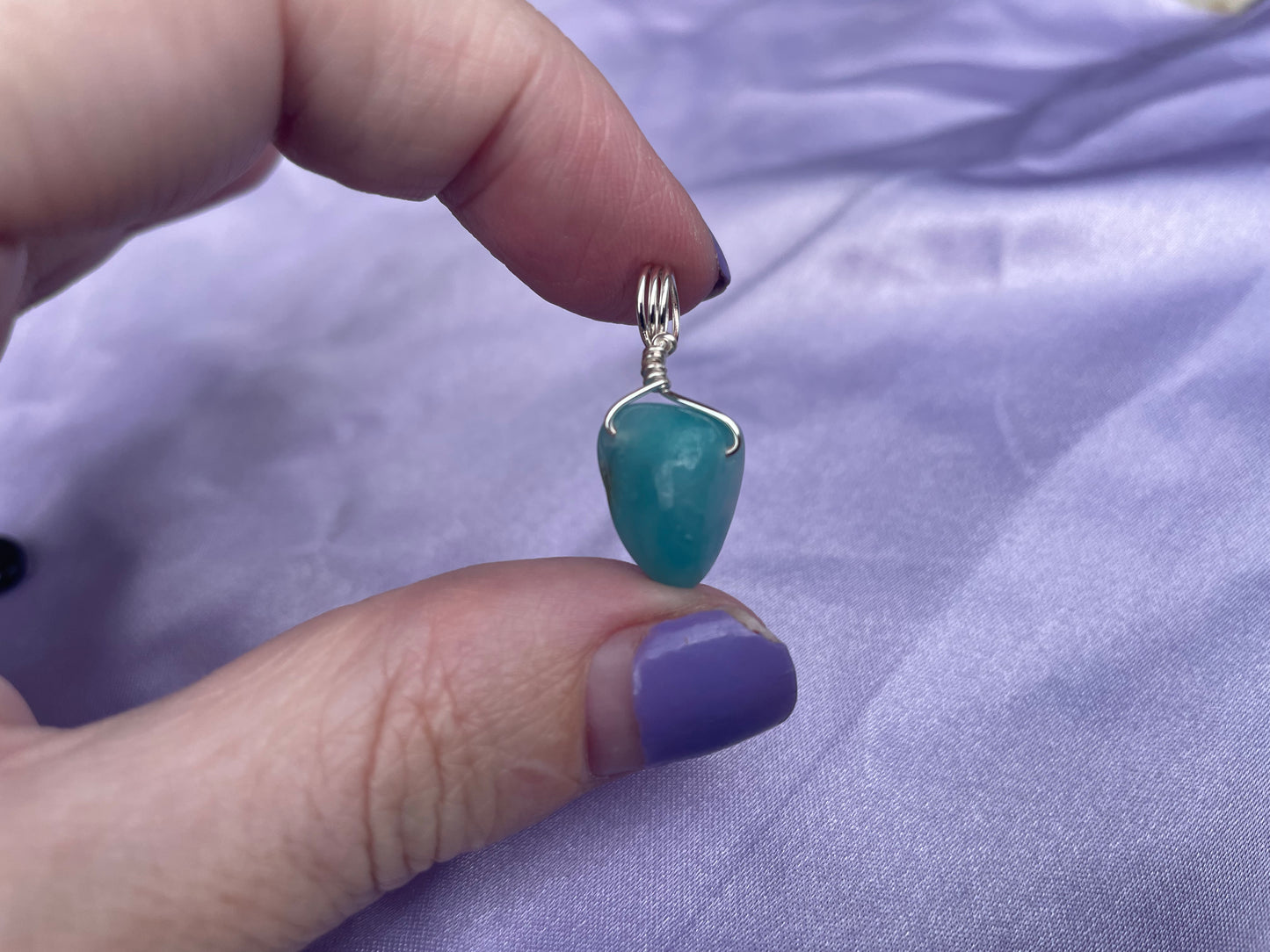 Amazonite Crystal Necklace - Nugget