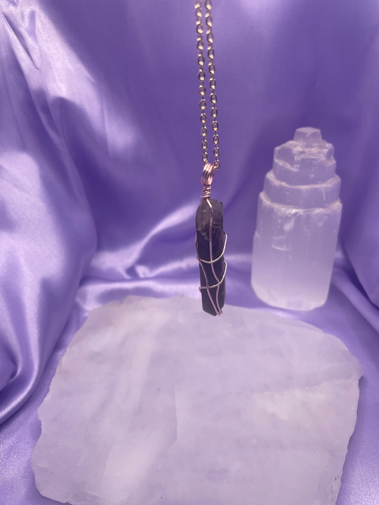 Smokey Quartz Rose Gold - 20”/51cm