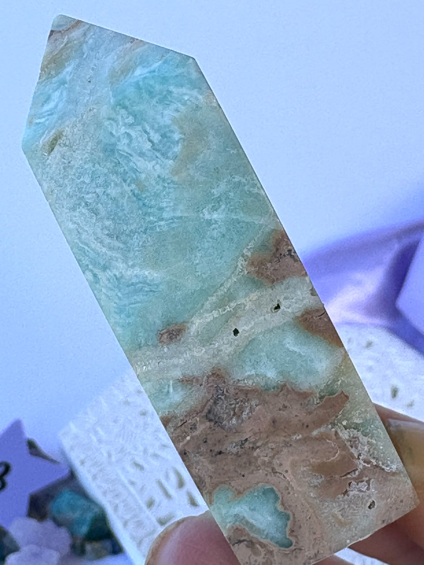 Blue Aragonite Towers
