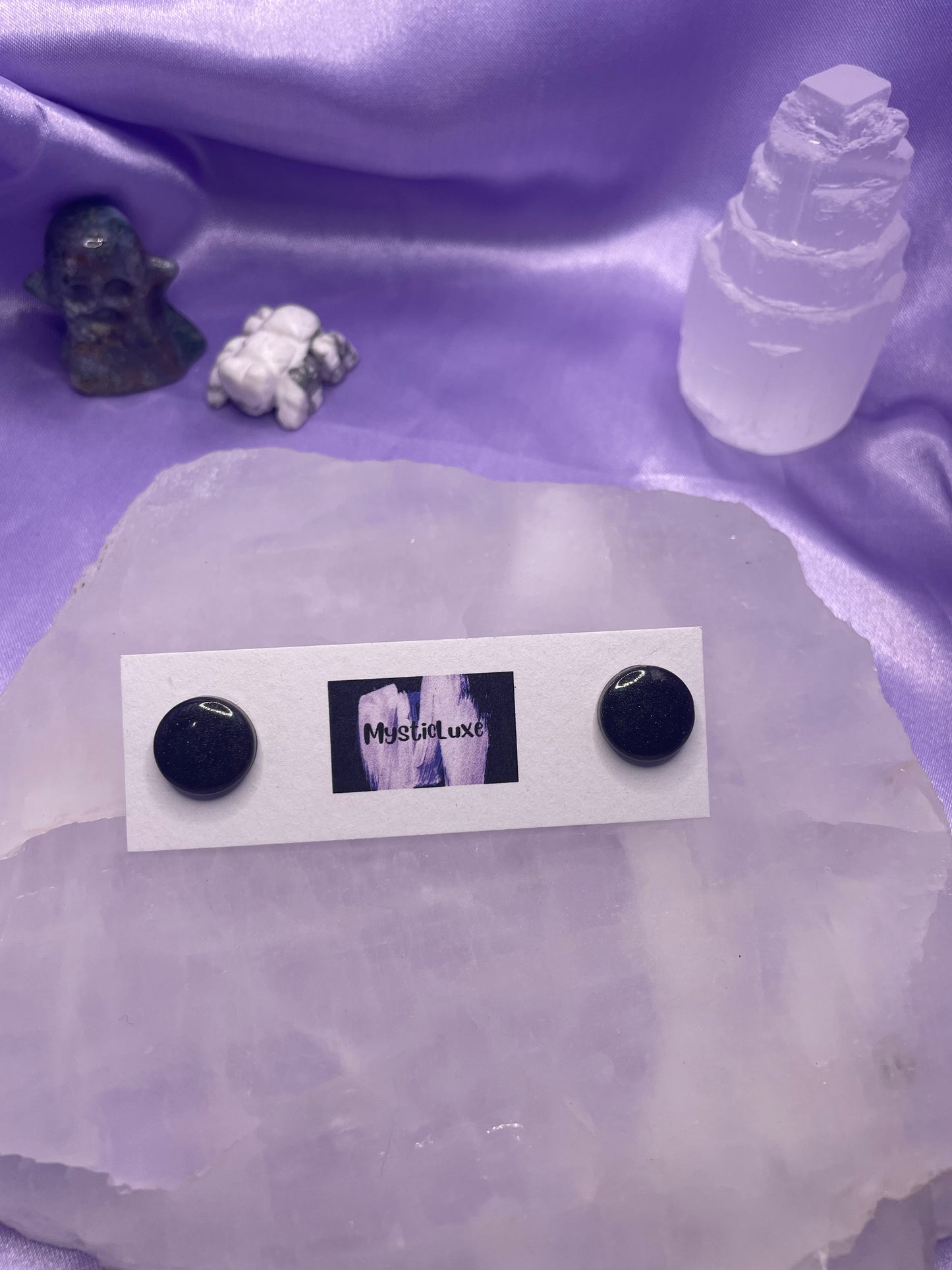 Black Dot Studs