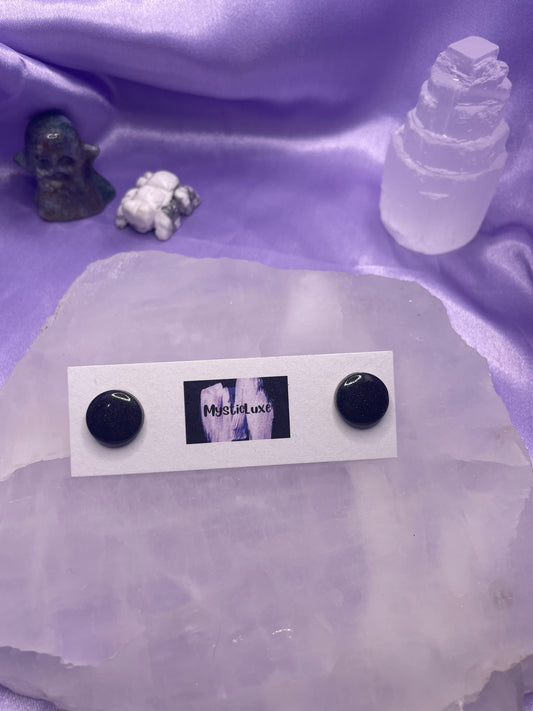 Black Dot Studs