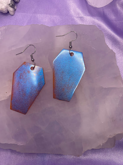 Blue Simmer Coffin