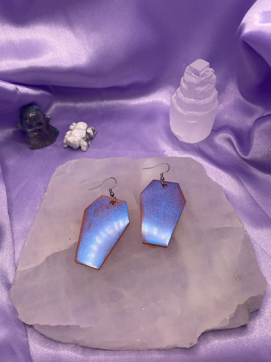 Blue Simmer Coffin
