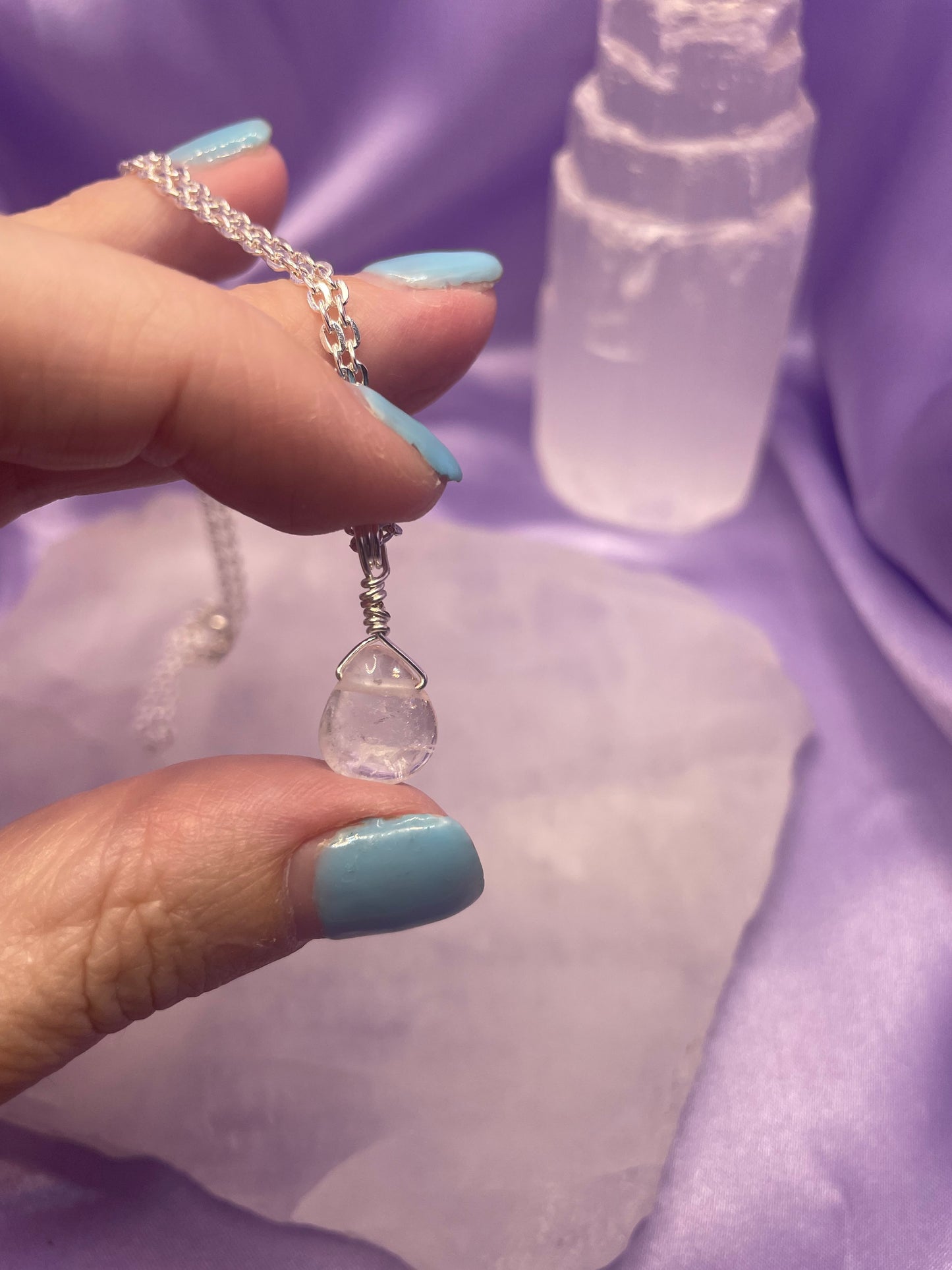 Clear Quartz Teardrop