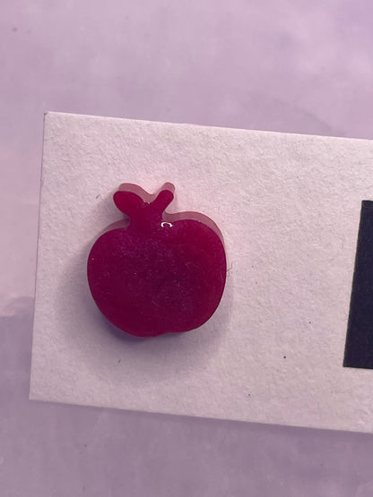 Red poison Apple Studs