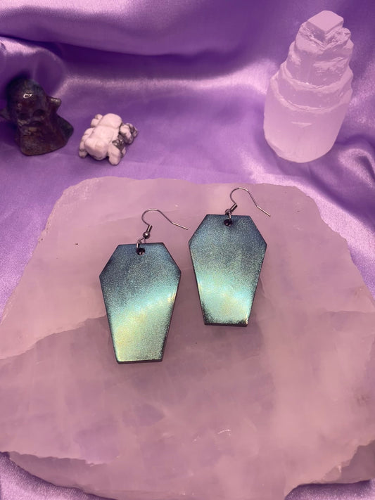 Blue Simmer Coffin