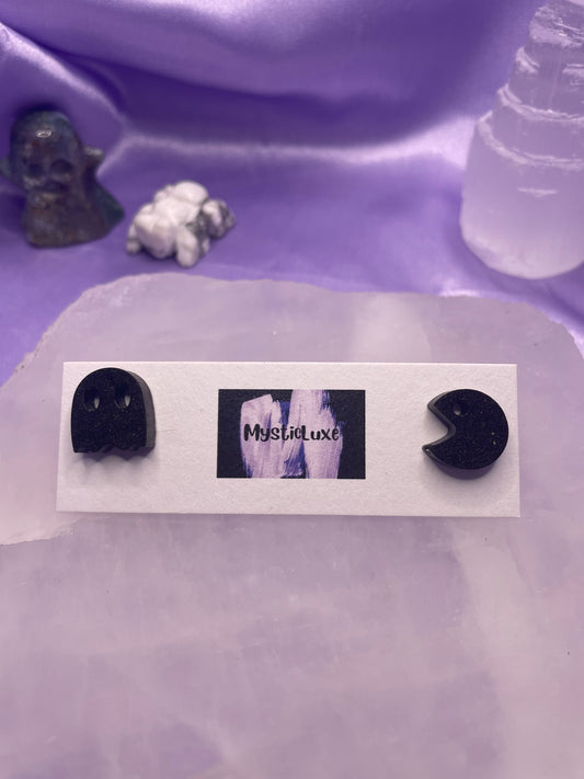 Pac-Man Black Studs