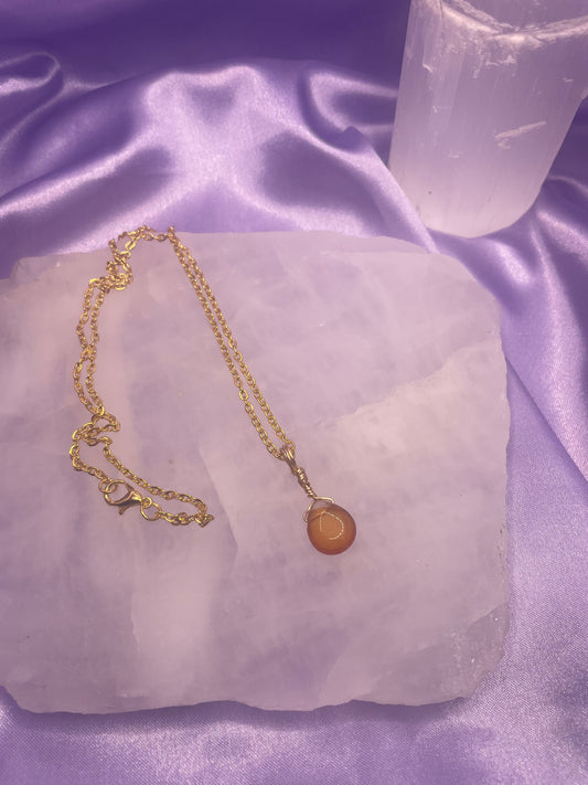 Carnelian Teardrop