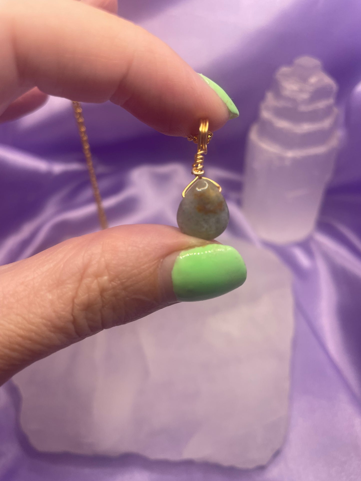Fancy Jasper Teardrop