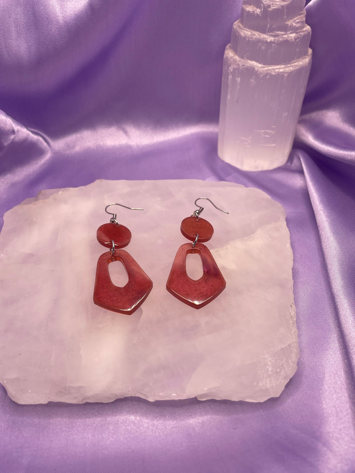 Red Double circle Silver