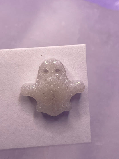 White Ghost Studs