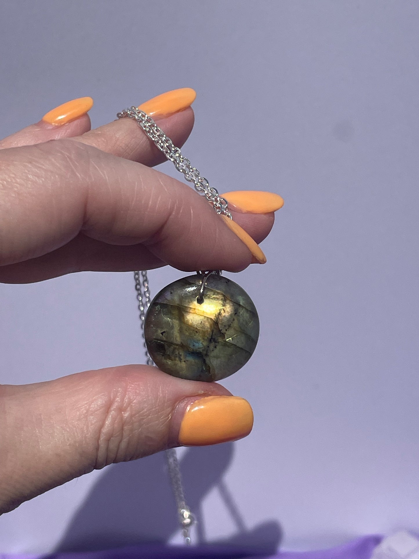 Labradorite Circle - Silver