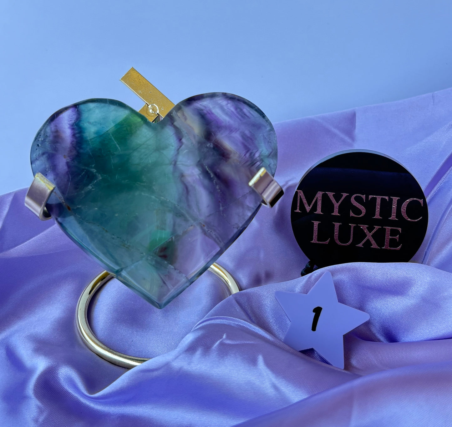 Fluorite Heart