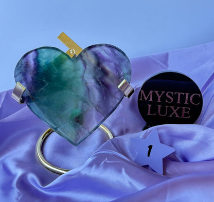 Fluorite Heart