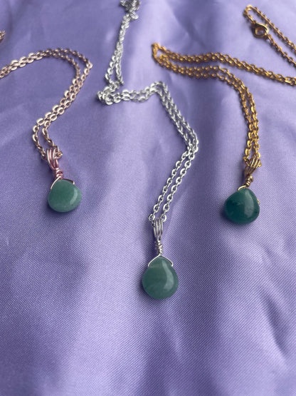 Green Aventurine Teardrop