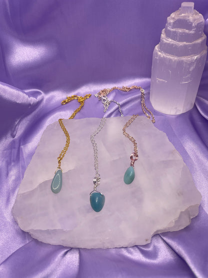 Amazonite Crystal Necklace - Nugget