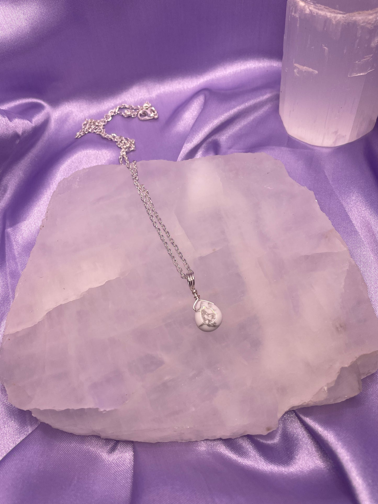 Howlite Teardrop
