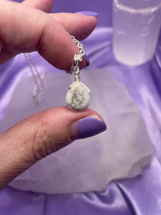 Howlite Teardrop