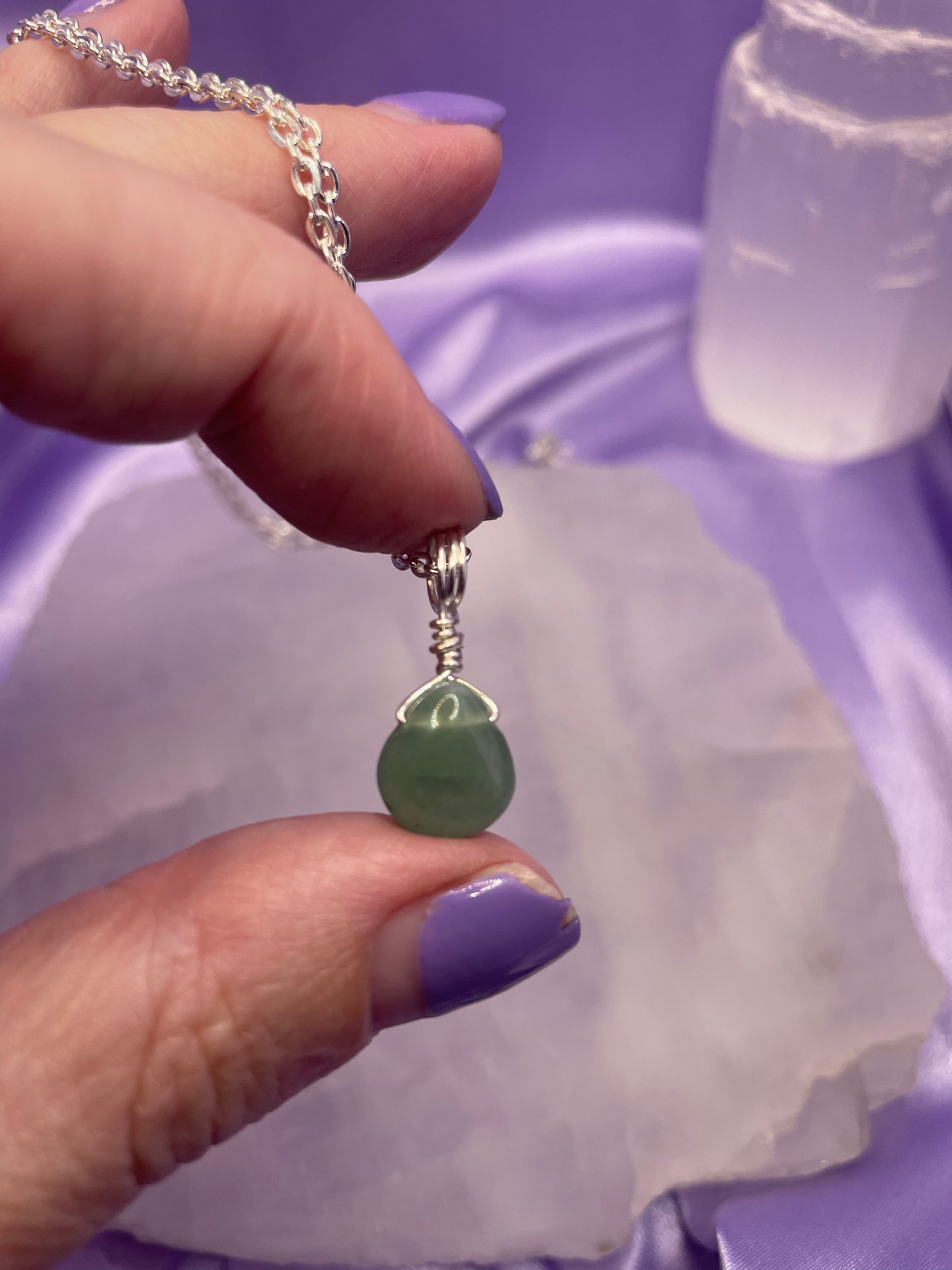 Green Aventurine Teardrop