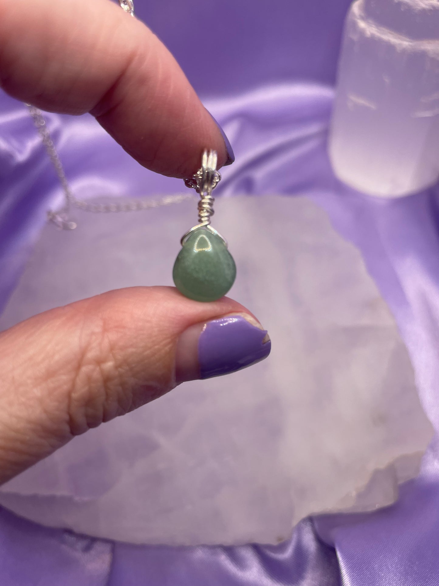 Green Aventurine Teardrop