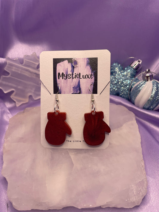 Christmas Mittens Resin