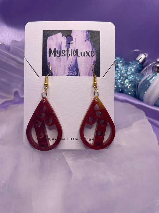 Candy Cane Hollow Resin