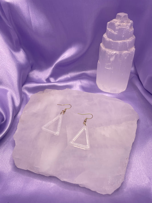 Triangle Open Medium - Gold
