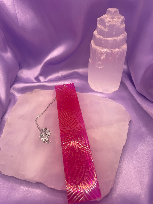 Leaf style Bookmark with Chain-leaf