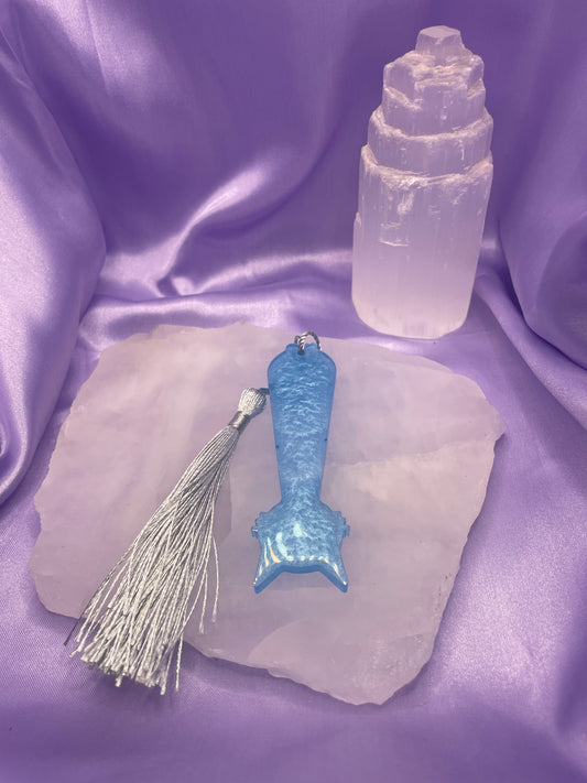 Cat Medium bookmark with tassel