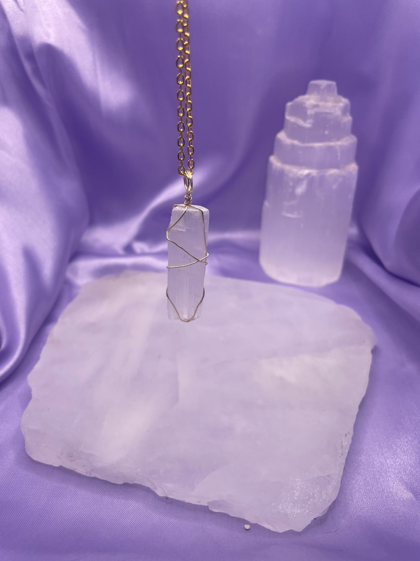 Selenite Gold - 22”/51cm