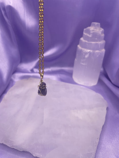 Charoite gold - 18”/46cm