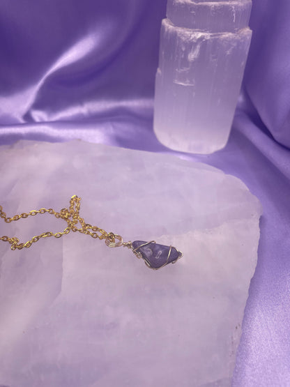 Charoite gold - 18”/46cm