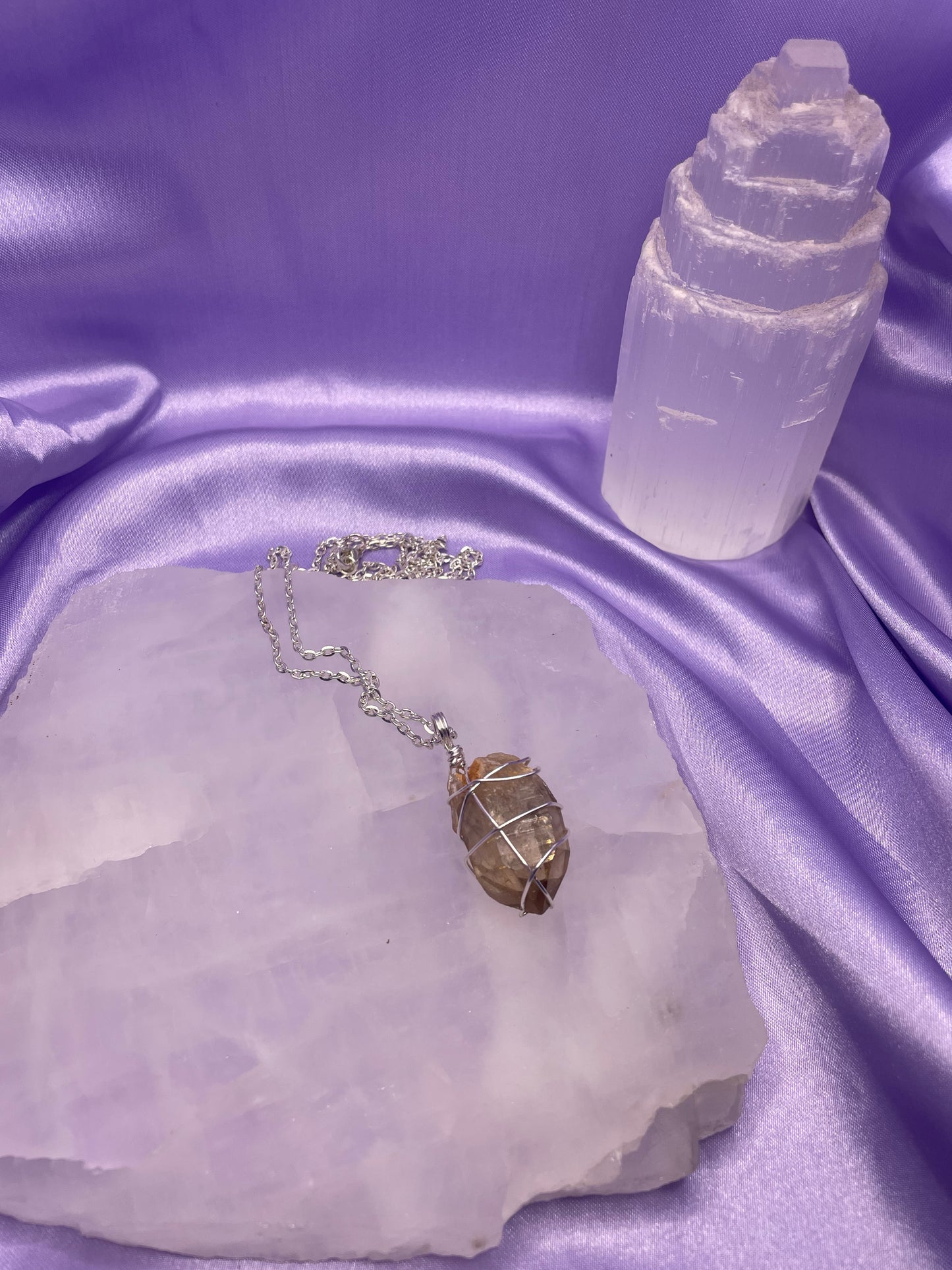 Citrine - Silver 22”