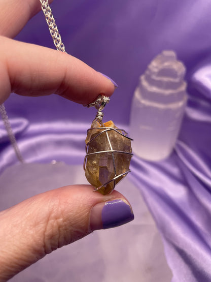Citrine - Silver 22”