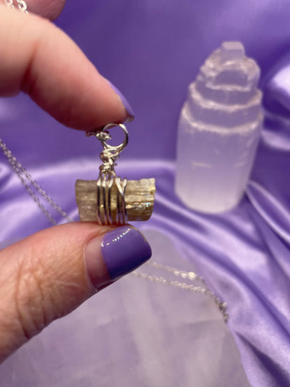 Golden Apatite - Silver 20”
