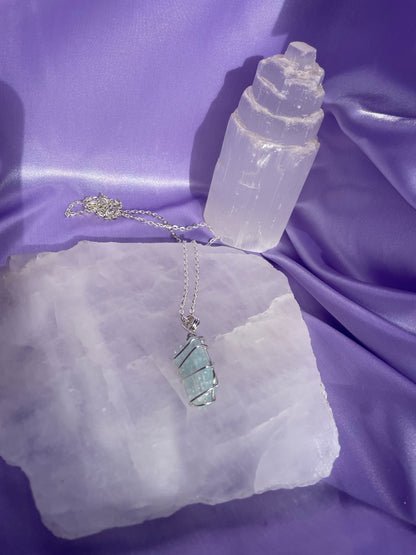 Aquamarine - Silver 22”