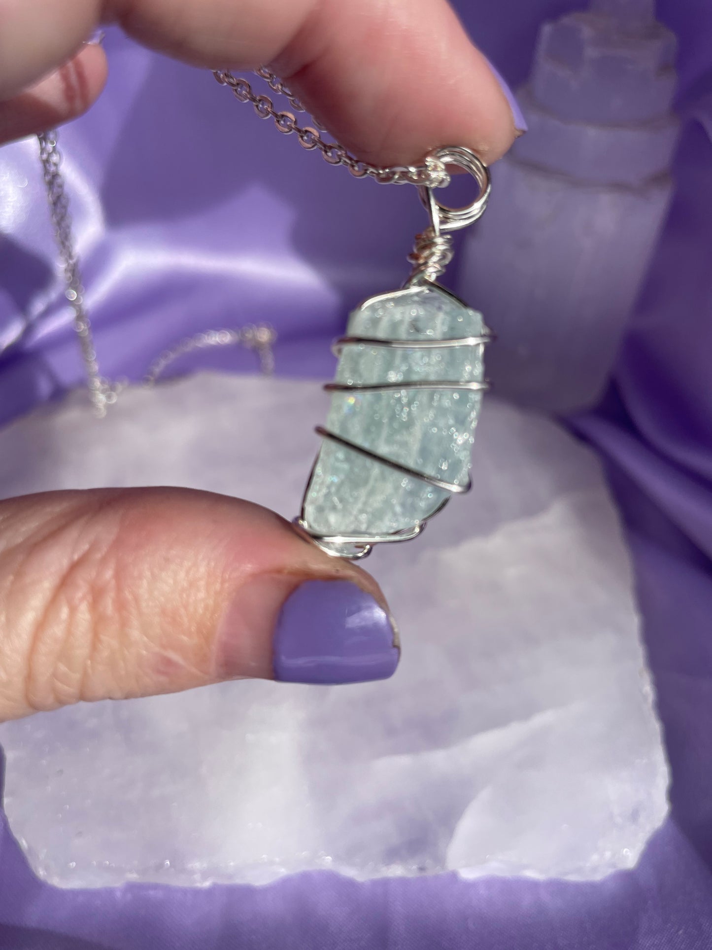 Aquamarine - Silver 22”