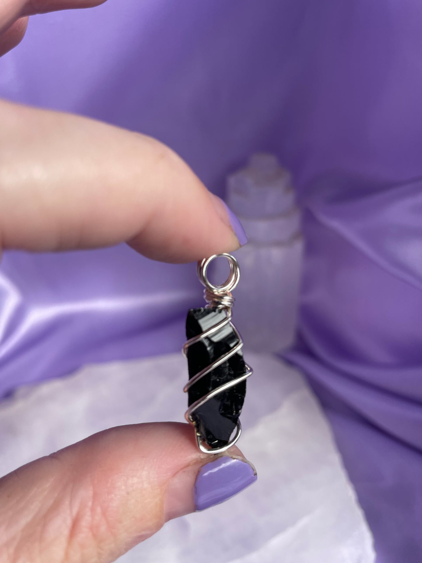 Black Obsidian - Silver 20”