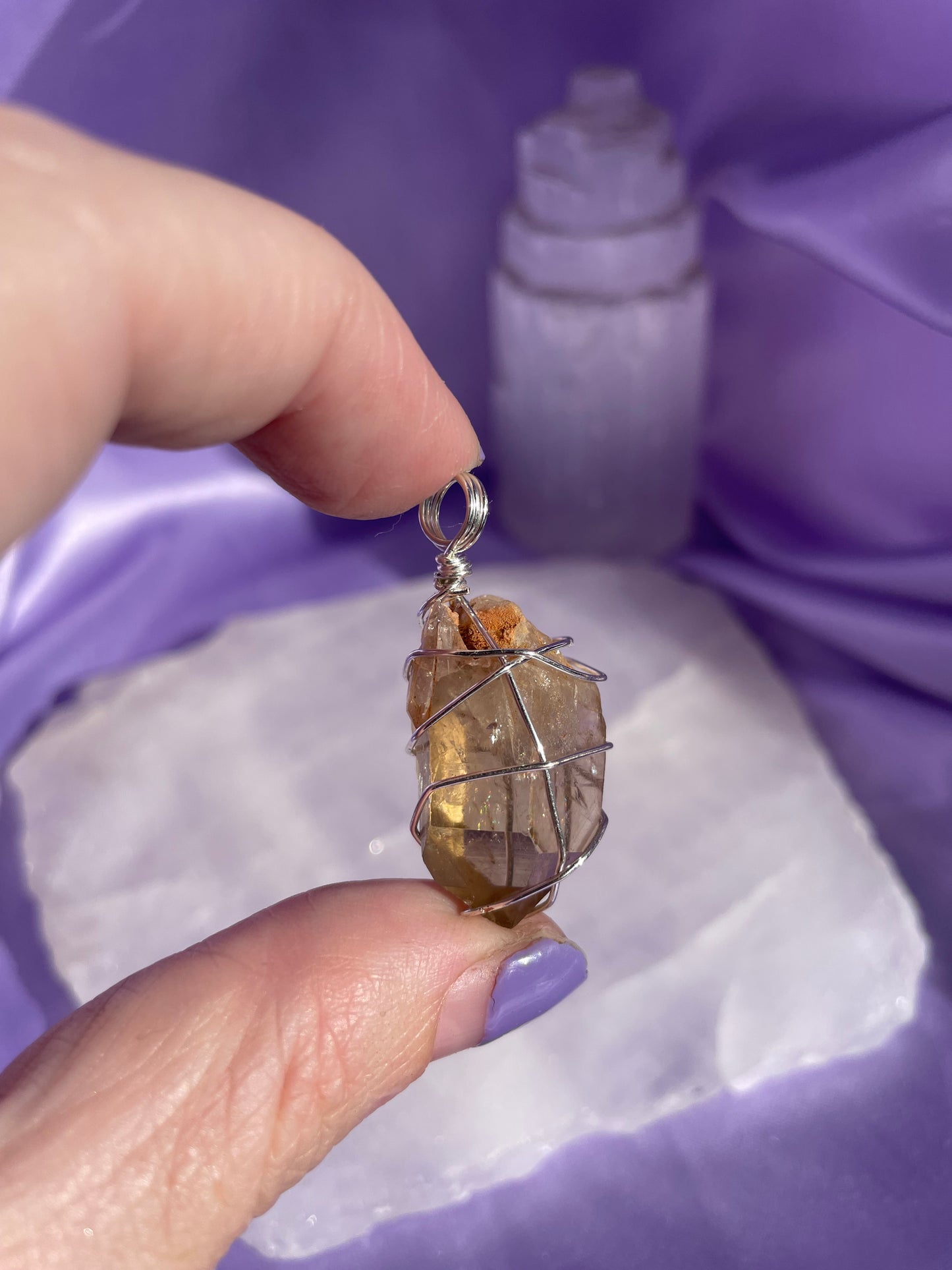 Citrine - Silver 22”