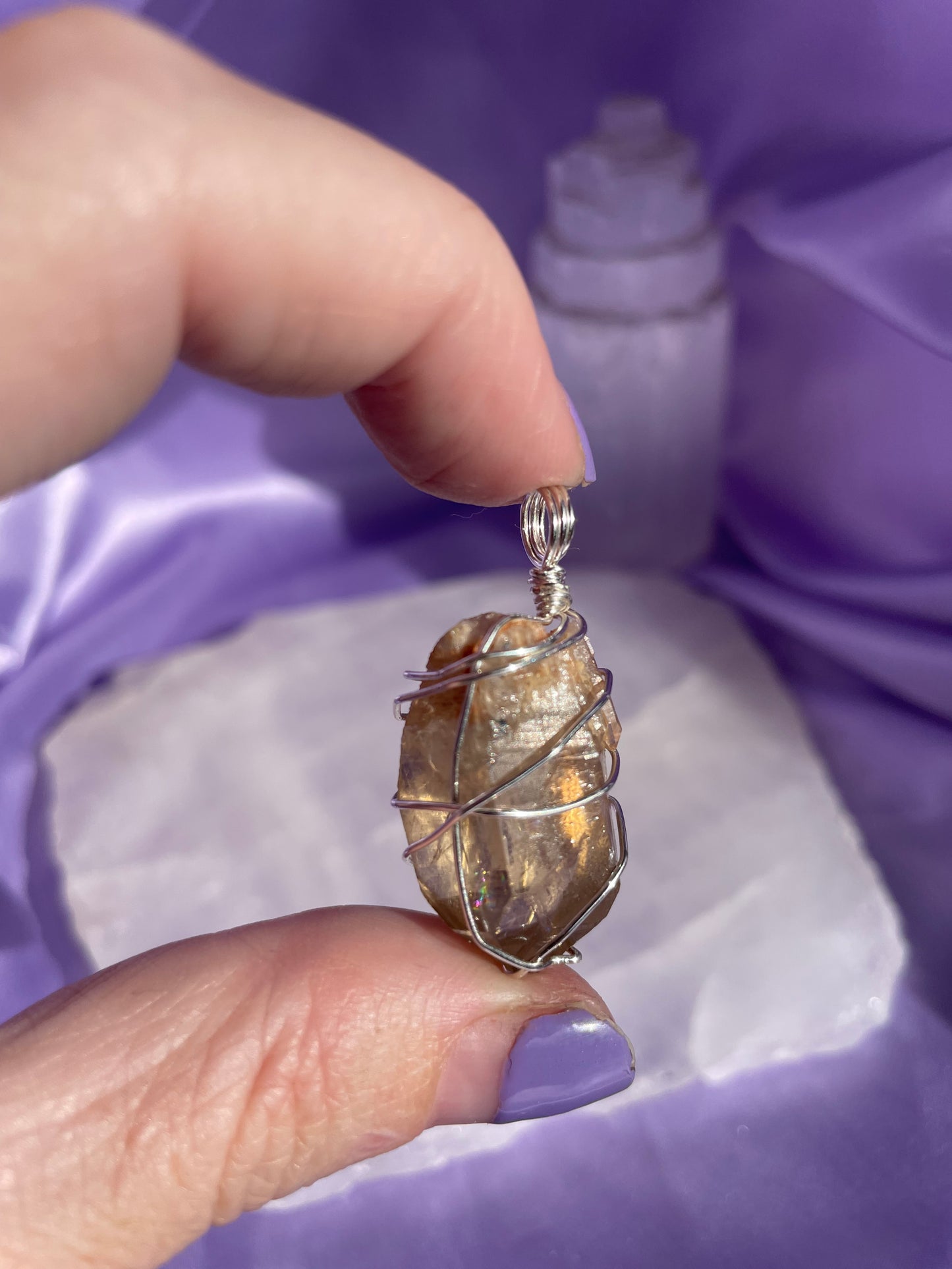 Citrine - Silver 22”