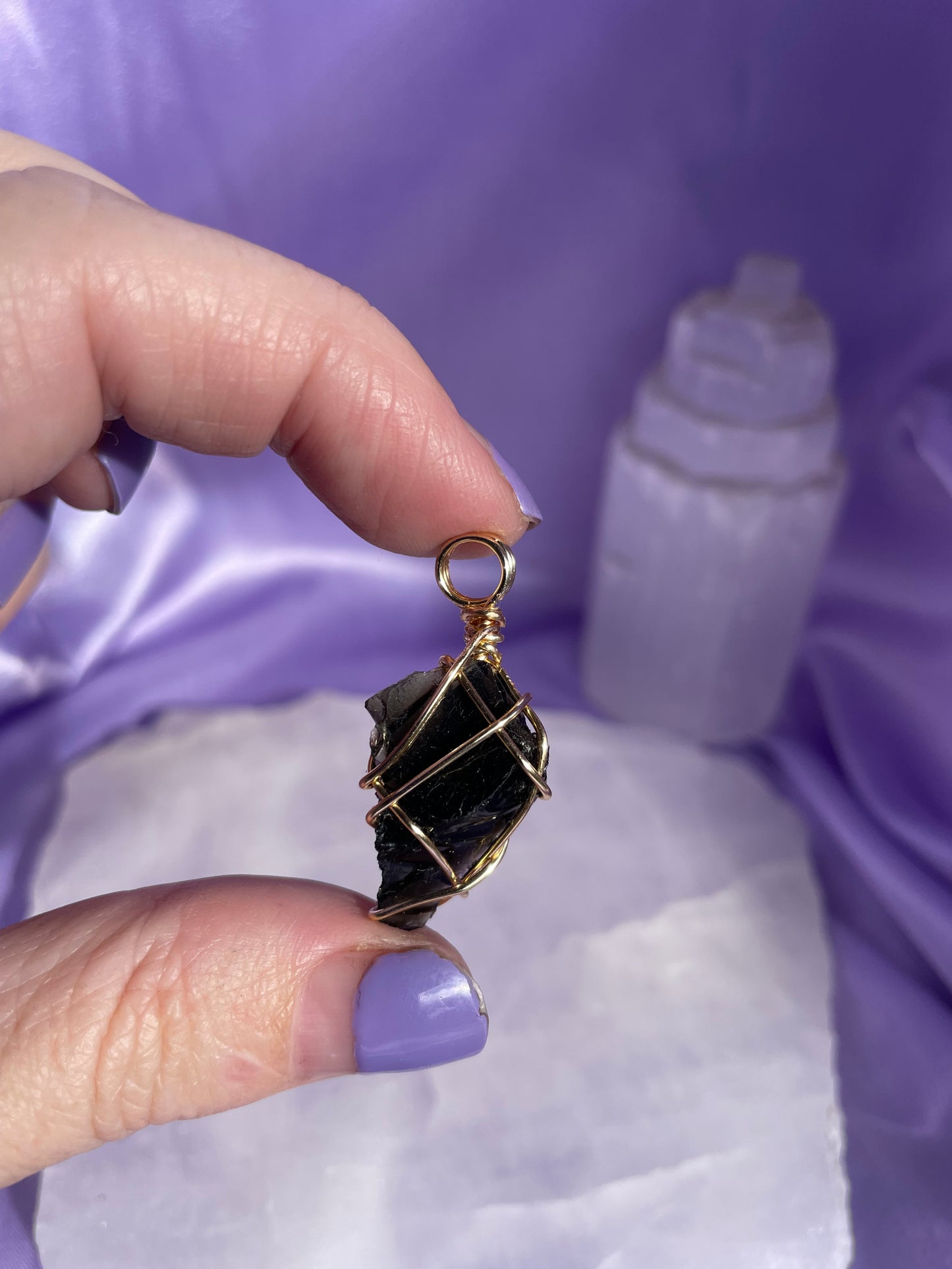 Black Obsidian - Silver 20”