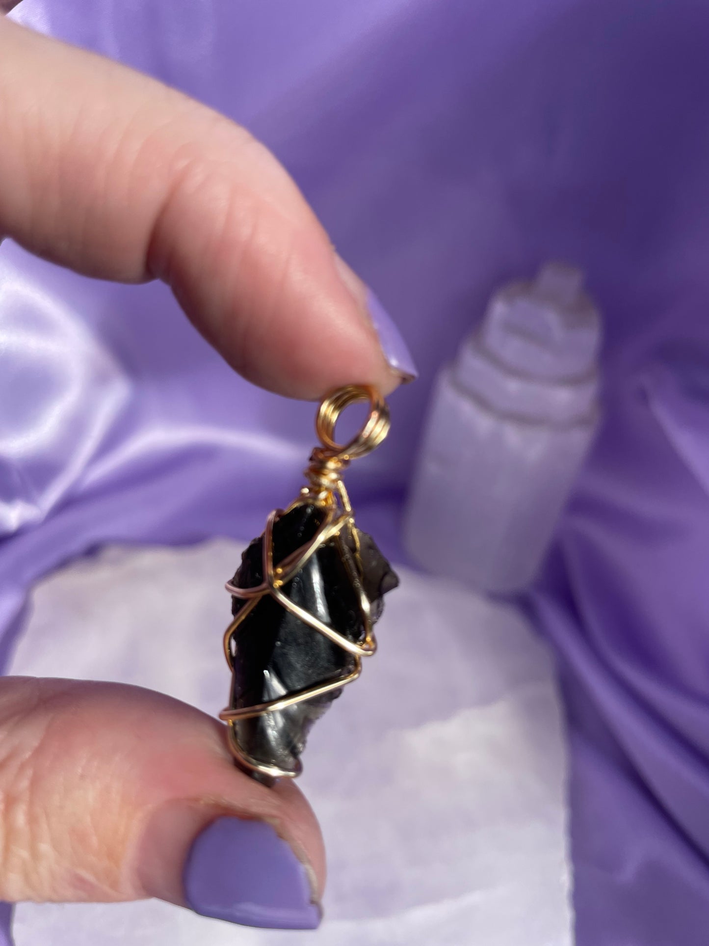 Black Obsidian - Silver 20”