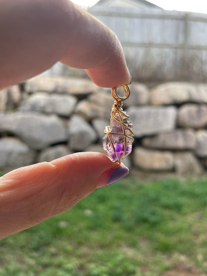 Brandberg Amethyst - Gold 18”